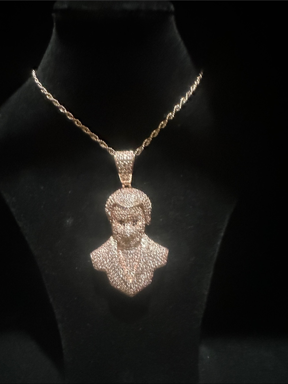Rose Gold Joker Pendant Necklace